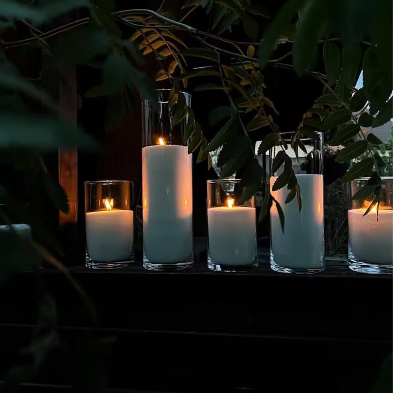 Επαναγεμιζόμενη άμμος κεριoύ με φυτίλια - Pearled Candles