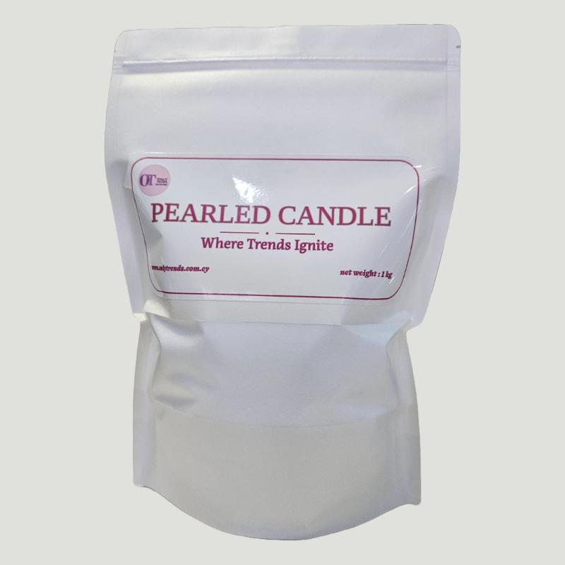 Επαναγεμιζόμενη άμμος κεριoύ με φυτίλια - Pearled Candles