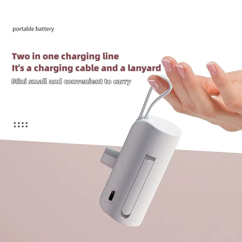 Mini Small Power Bank  2500mAh. Έκδοση για Apple και Android